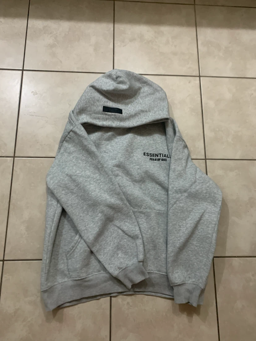 Essentials light oatmeal hoodie