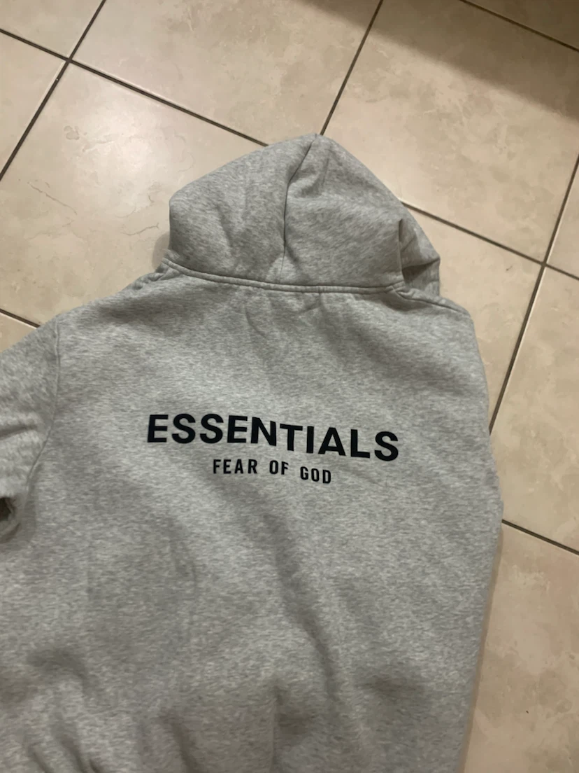 Essentials light oatmeal hoodie - photo 2