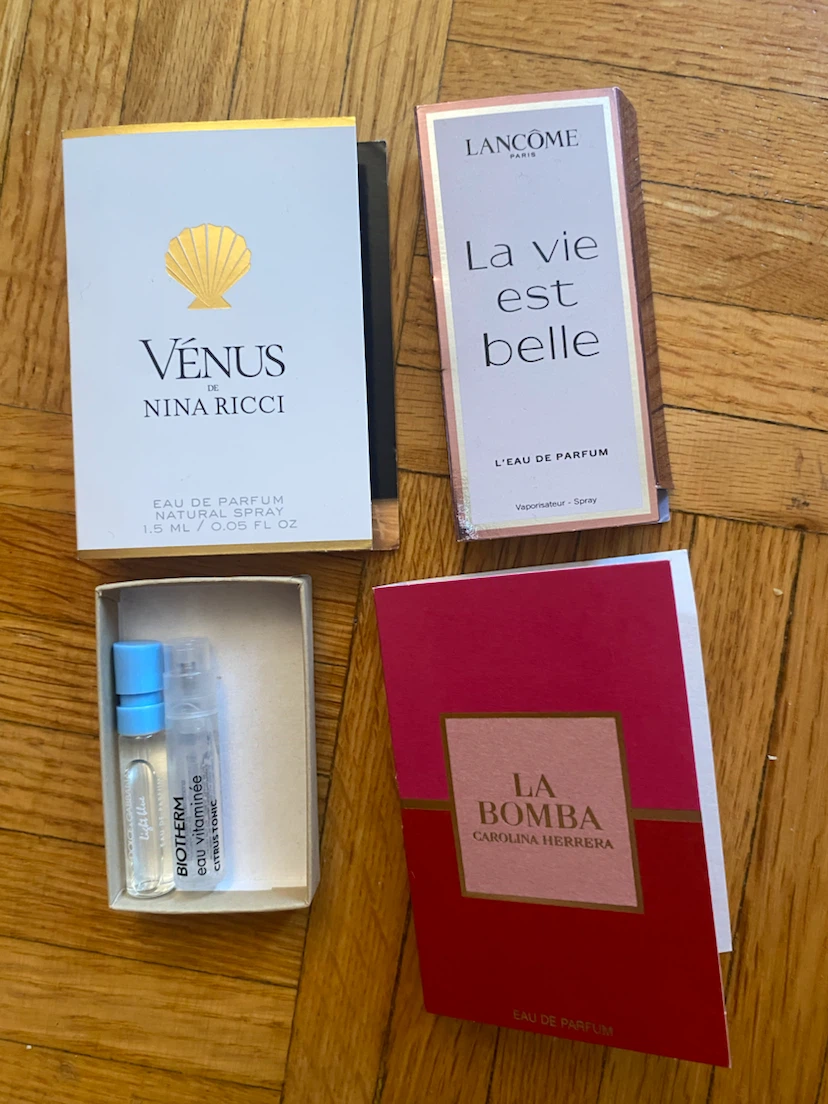 Feminine Fragrance samples