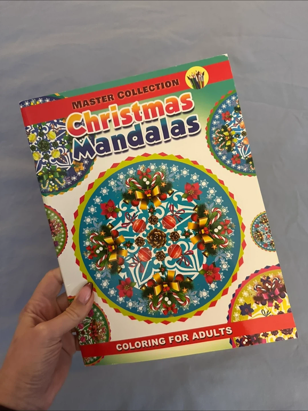 Christmas Mandalas Master Collection Adult Colouring Book