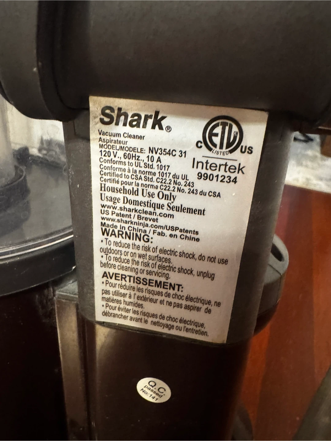 Shark Navigator Upright Vacuum - photo 4