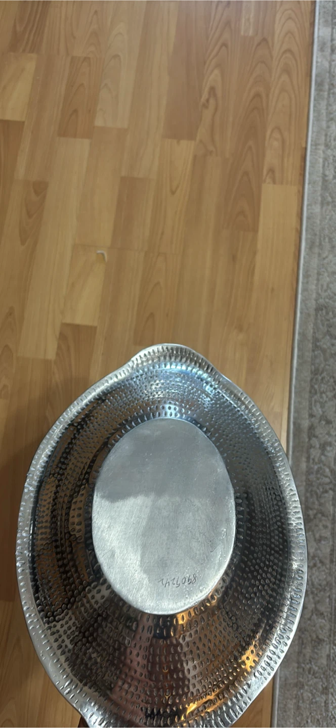 Decorative Pewter Serving Bowl - photo 4