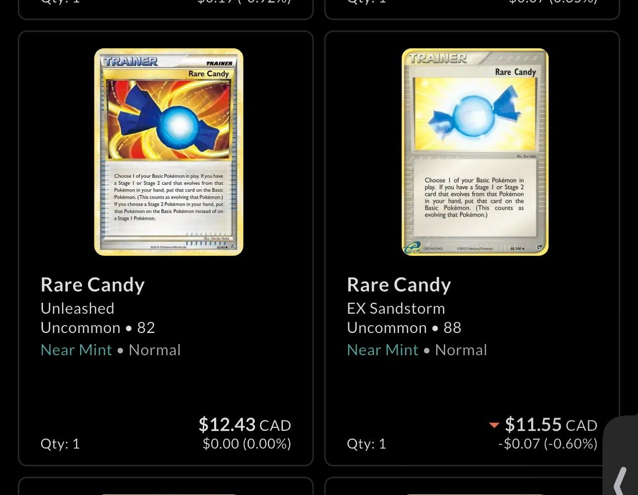 Pokémon Trading Cards Assorted Selection