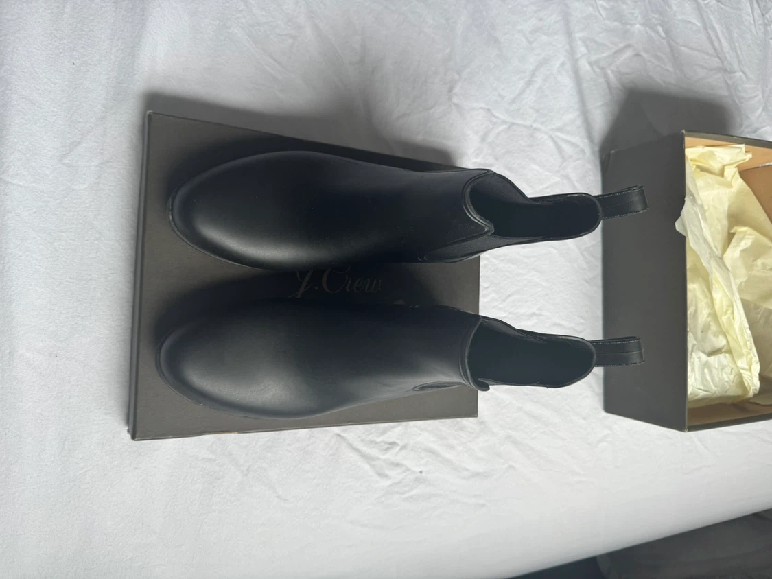 J.Crew Matte Chelsea Rain Boots - Size 8 - photo 2