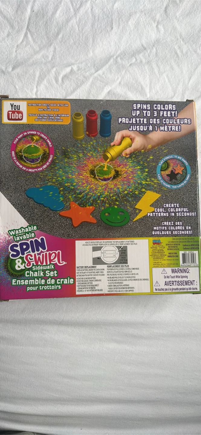 What Kids Want! Spin & Swirl Sidewalk Chalk Set - photo 2