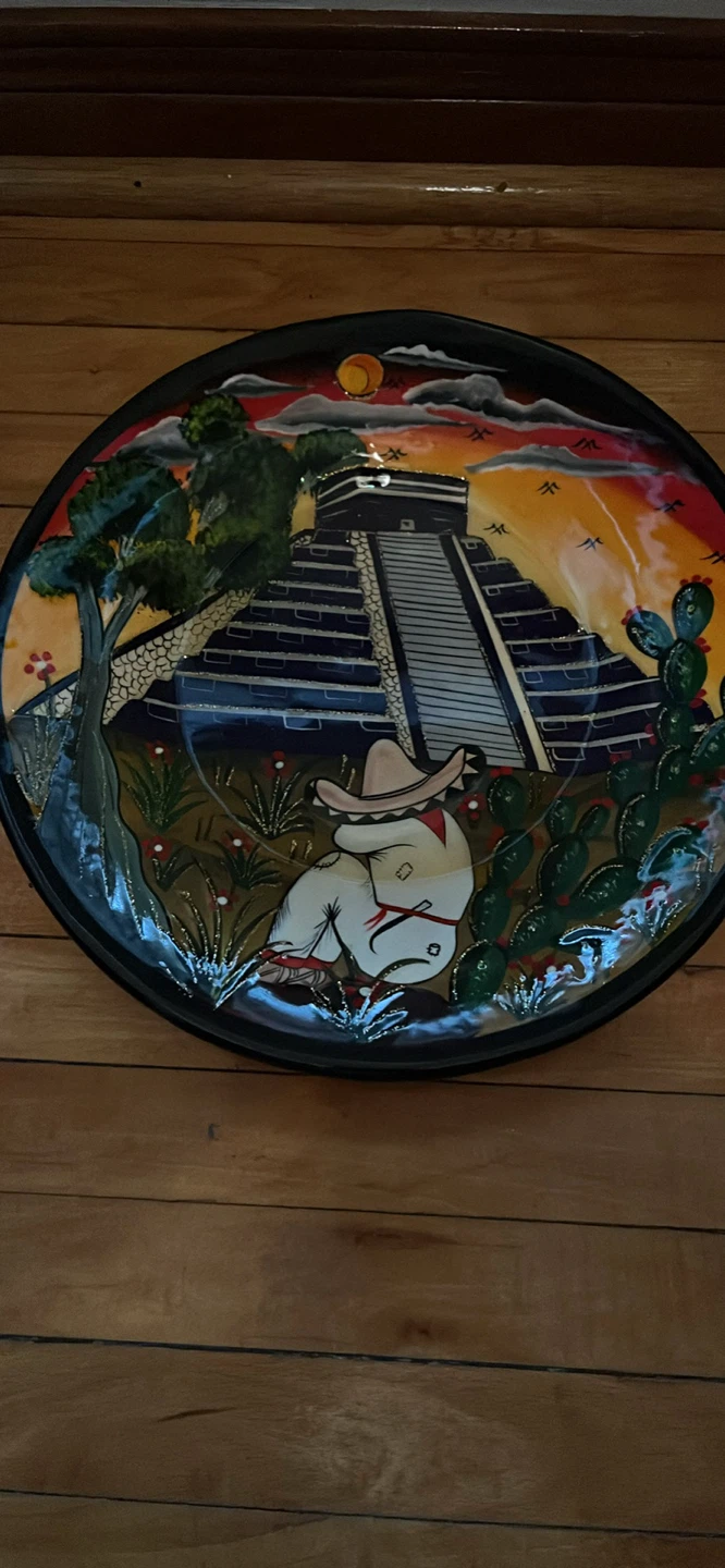 Hand Painted Decorative Ceramic Plate