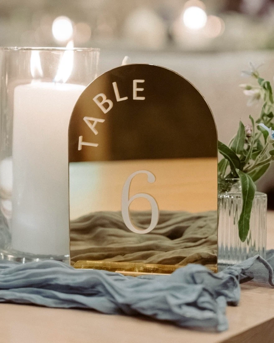 Gold Table Numbers - photo 2