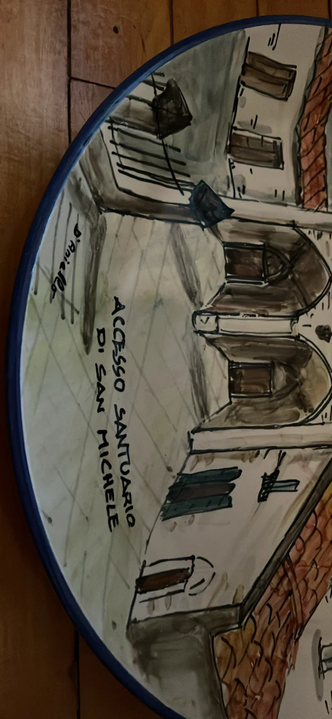 D'Aniello Hand-Painted Decorative Plate-new - photo 2