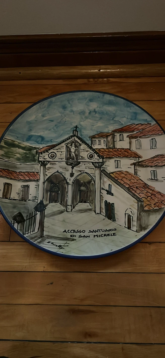D'Aniello Hand-Painted Decorative Plate-new - photo 3