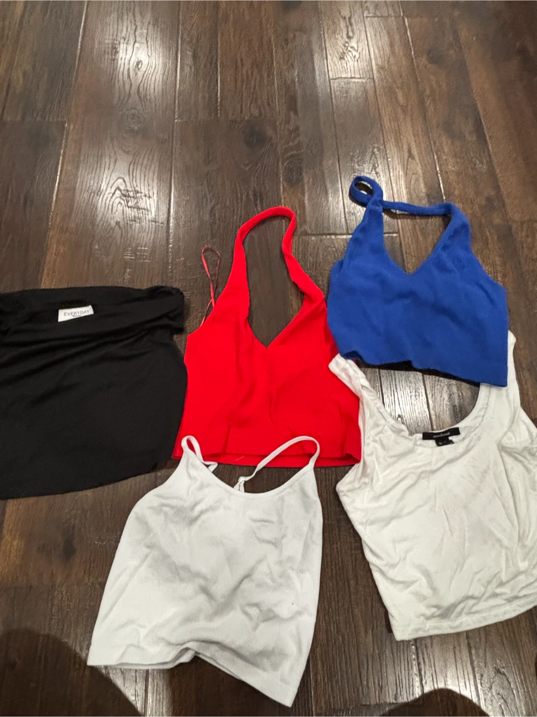 Set of 5 Assorted Crop Tops