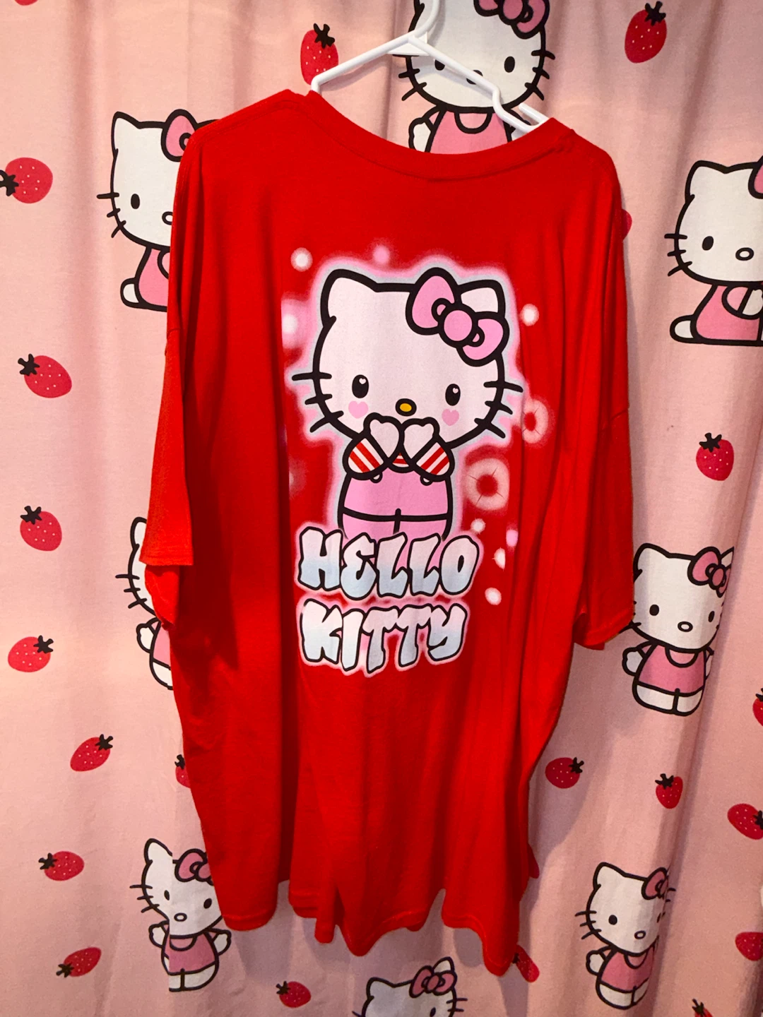 NEW CUPID HELLO KITTY PLUS SIZE SHIRT 2X