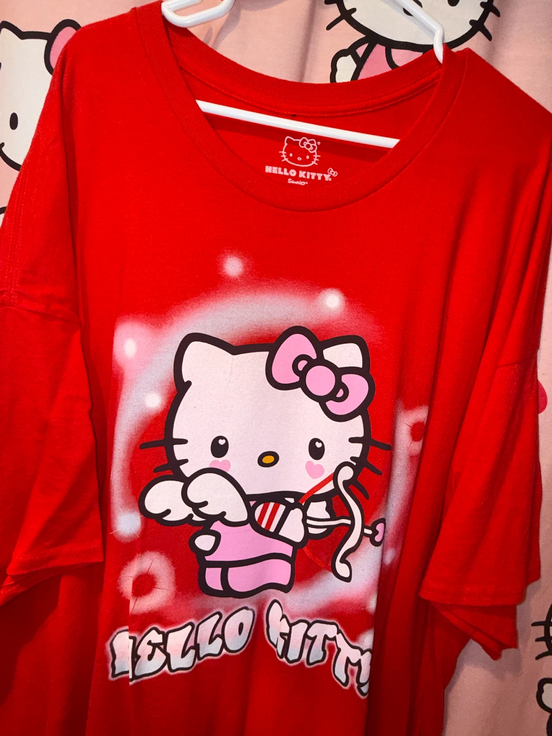 NEW CUPID HELLO KITTY PLUS SIZE SHIRT 2X - photo 2