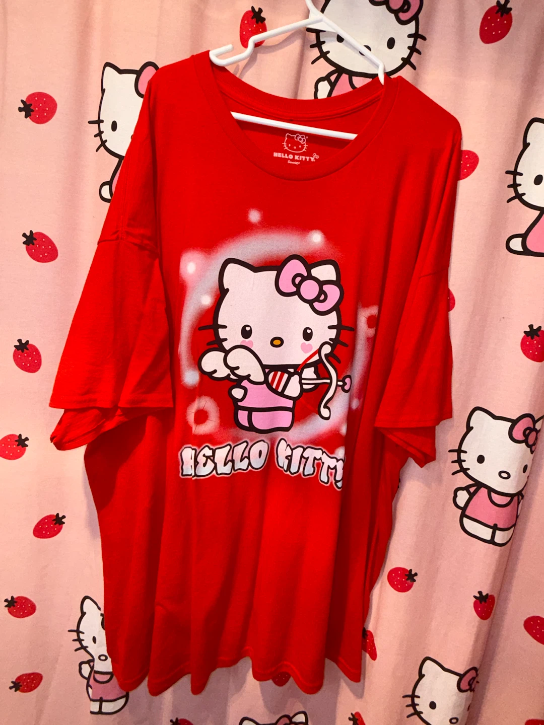 NEW CUPID HELLO KITTY PLUS SIZE SHIRT 2X - photo 3