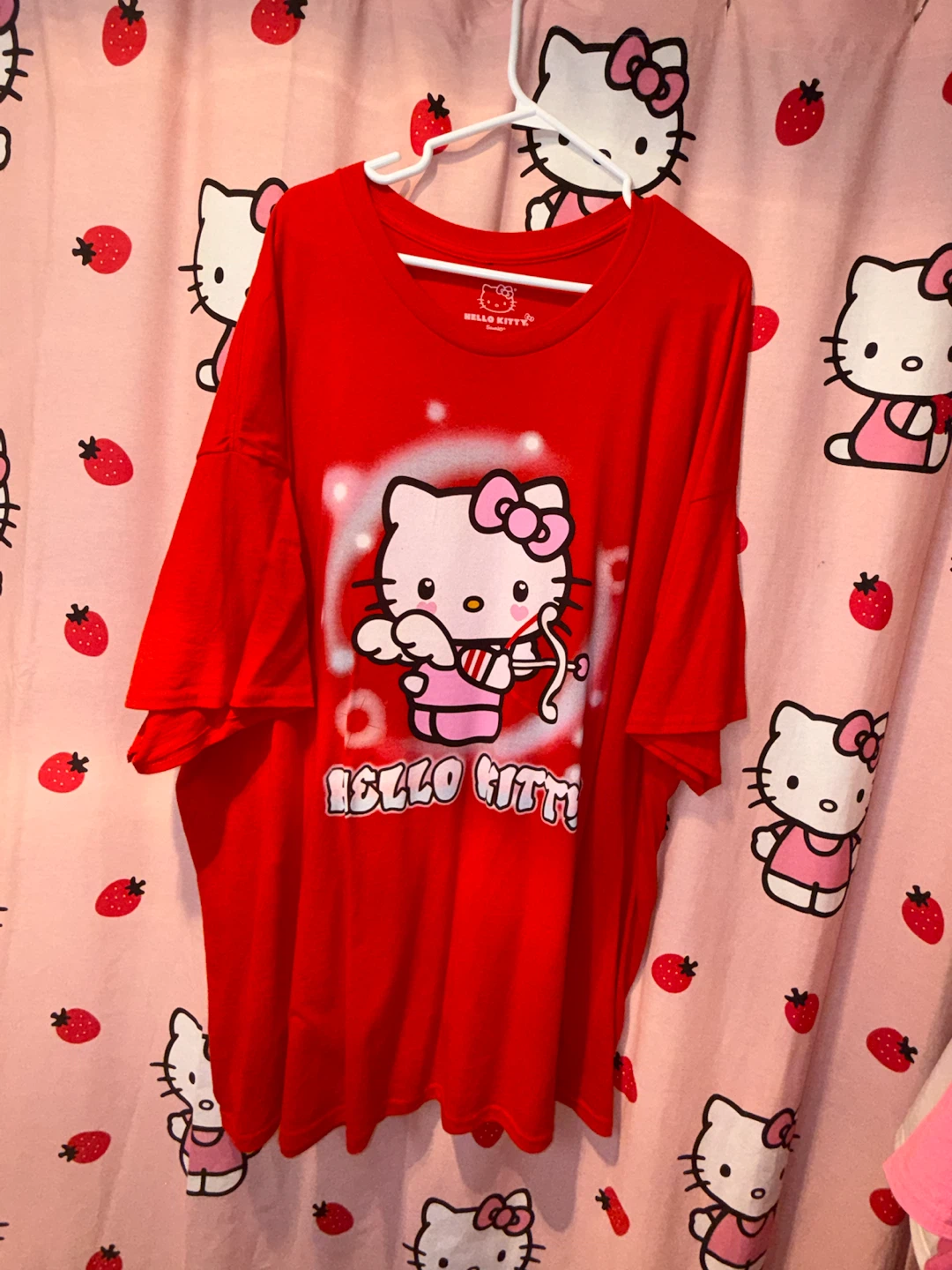 NEW CUPID HELLO KITTY PLUS SIZE SHIRT 2X - photo 4