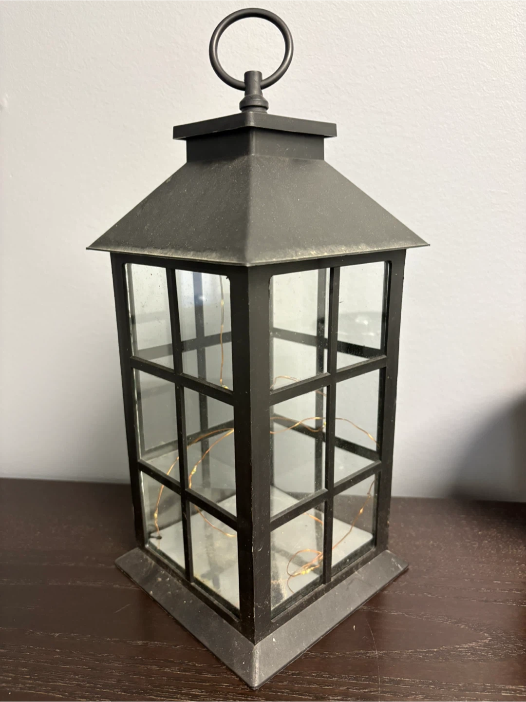 Decorative Black Metal Lantern