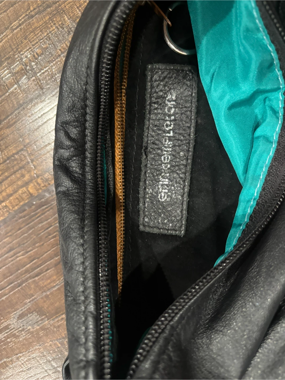 Erin Templeton Black Leather shoulder  Bag - photo 2