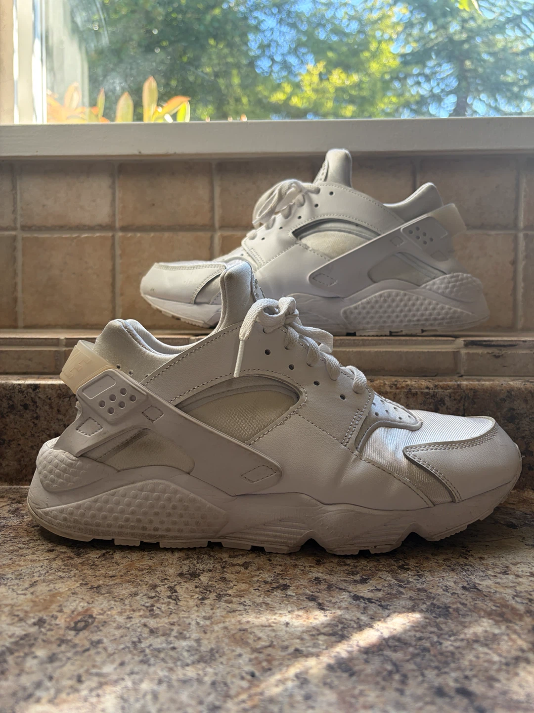 Nike Air Huarache Sneakers - All White