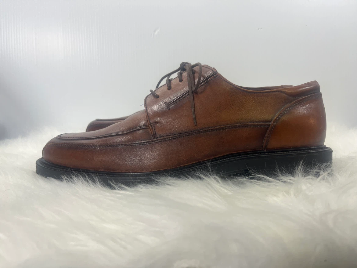 New Leather Dress Shoes - Size 9W (Fits like 10.5/11) - photo 3