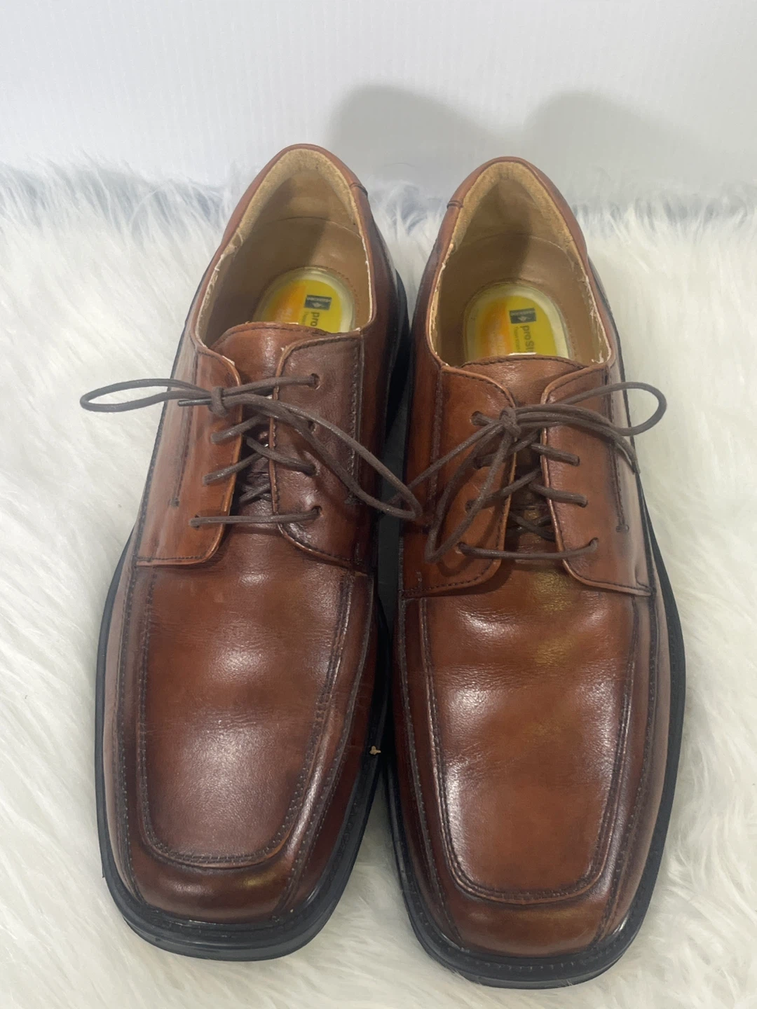 New Leather Dress Shoes - Size 9W (Fits like 10.5/11) - photo 4