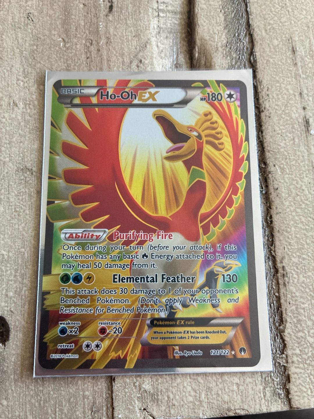 Ho-Oh EX 121/122 Pokemon Trading Card