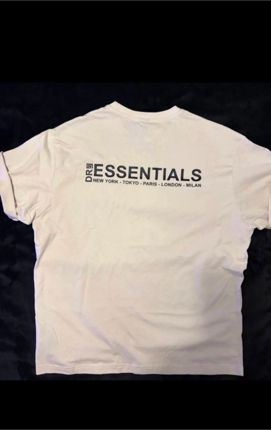 High Fashion-Essentials T-shirt - Cream - Size Medium - photo 2