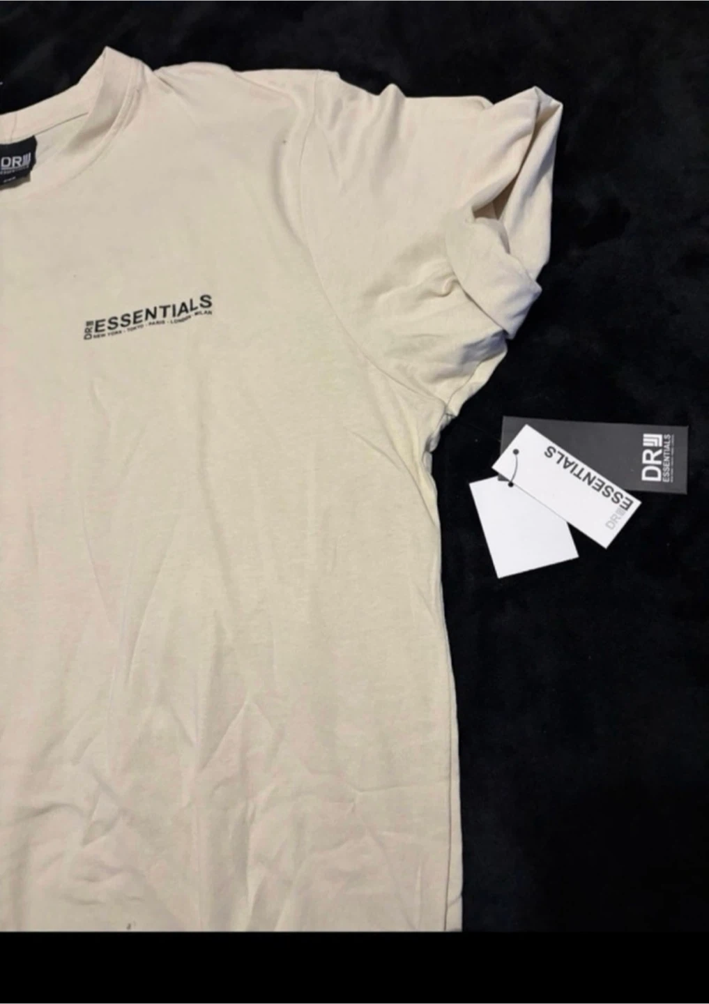 High Fashion-Essentials T-shirt - Cream - Size Medium - photo 3