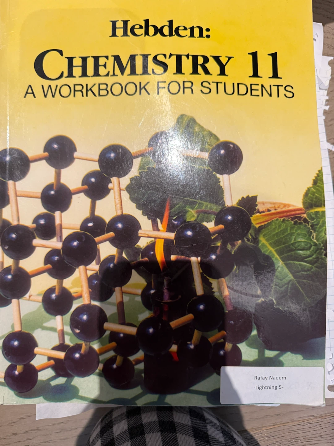 Hebden: Chemistry 11 A Workbook for Students
