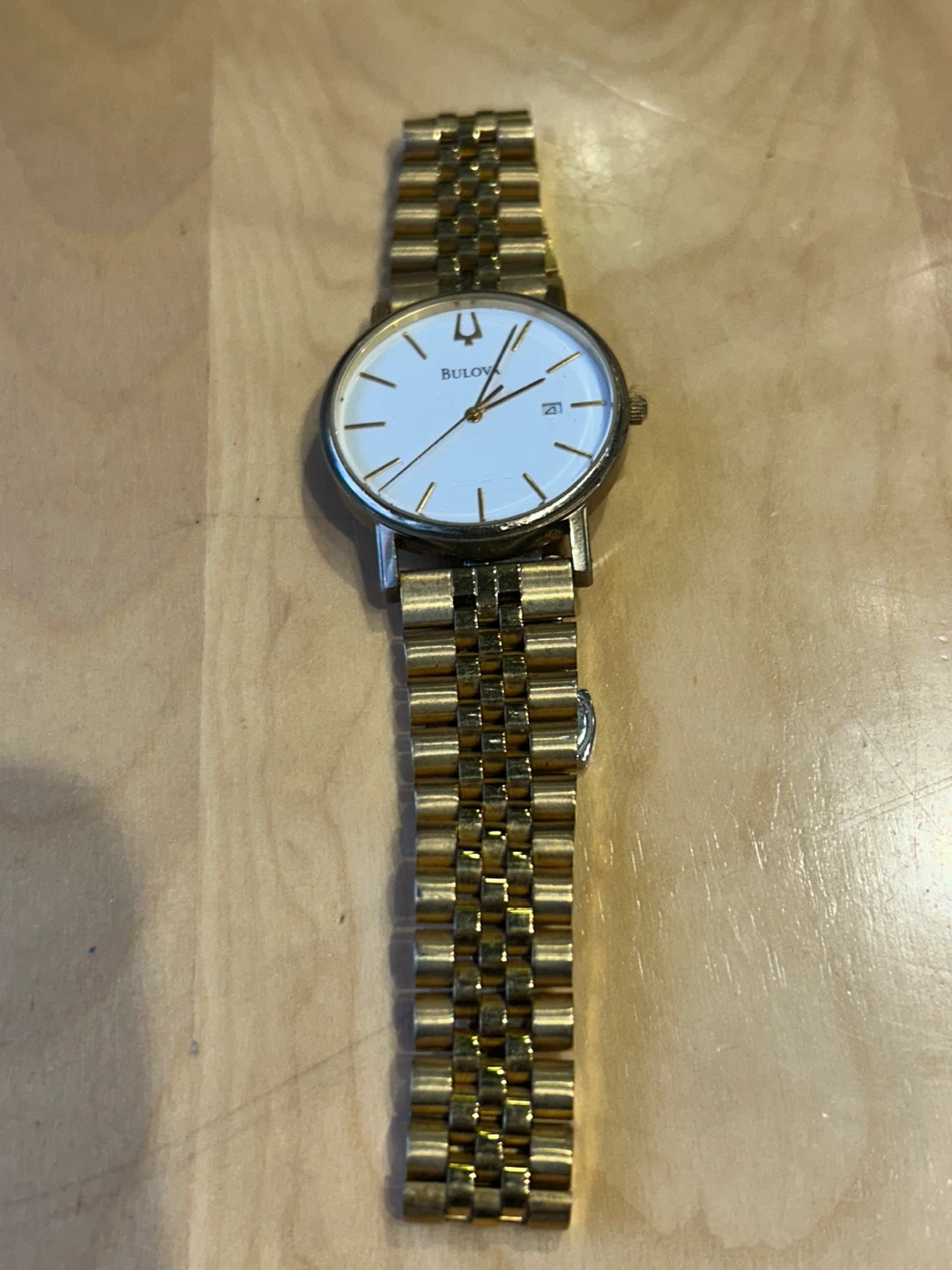 Bulova Gold-Tone Wristwatch
