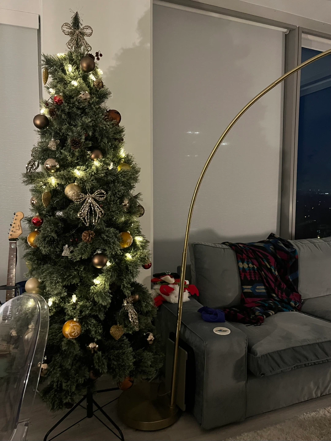 Narrow Christmas Tree with Base - photo 2