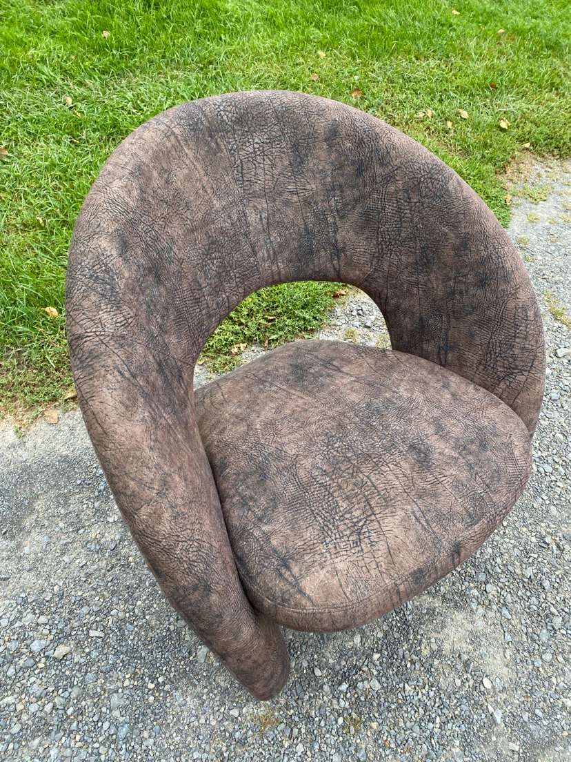 Vintage Postmodern Sculptural Jaymar Style Lounge Chair - photo 4
