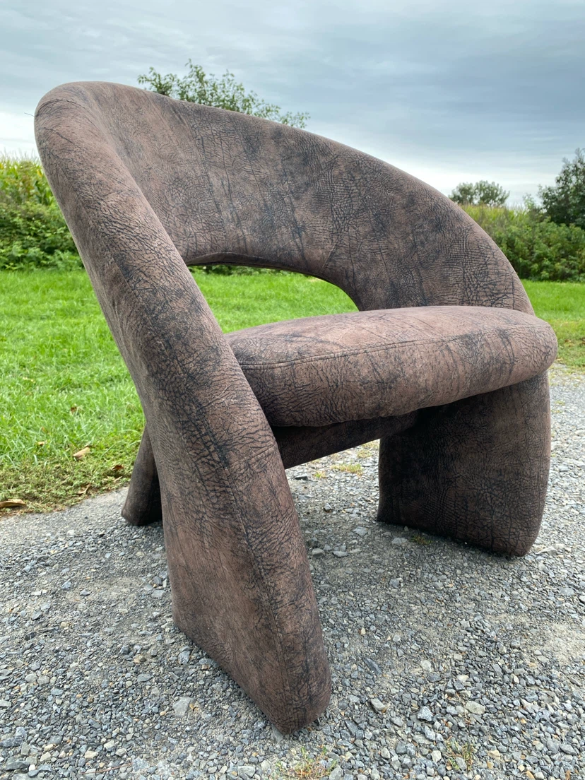 Vintage Postmodern Sculptural Jaymar Style Lounge Chair - photo 5