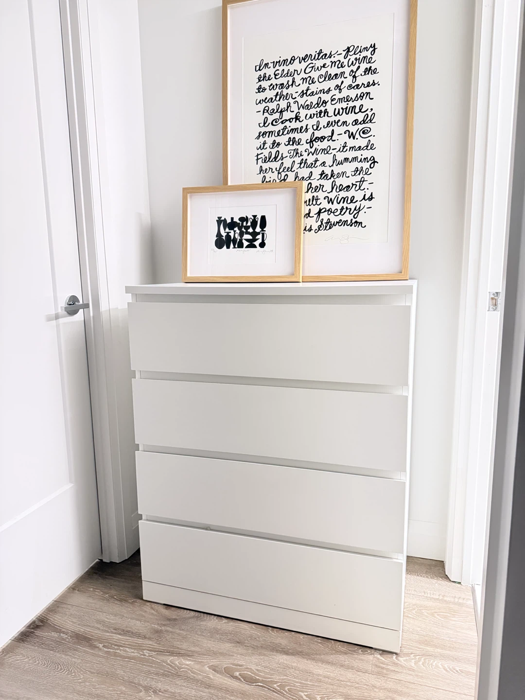 IKEA STORKLINTA 4-Drawer White
