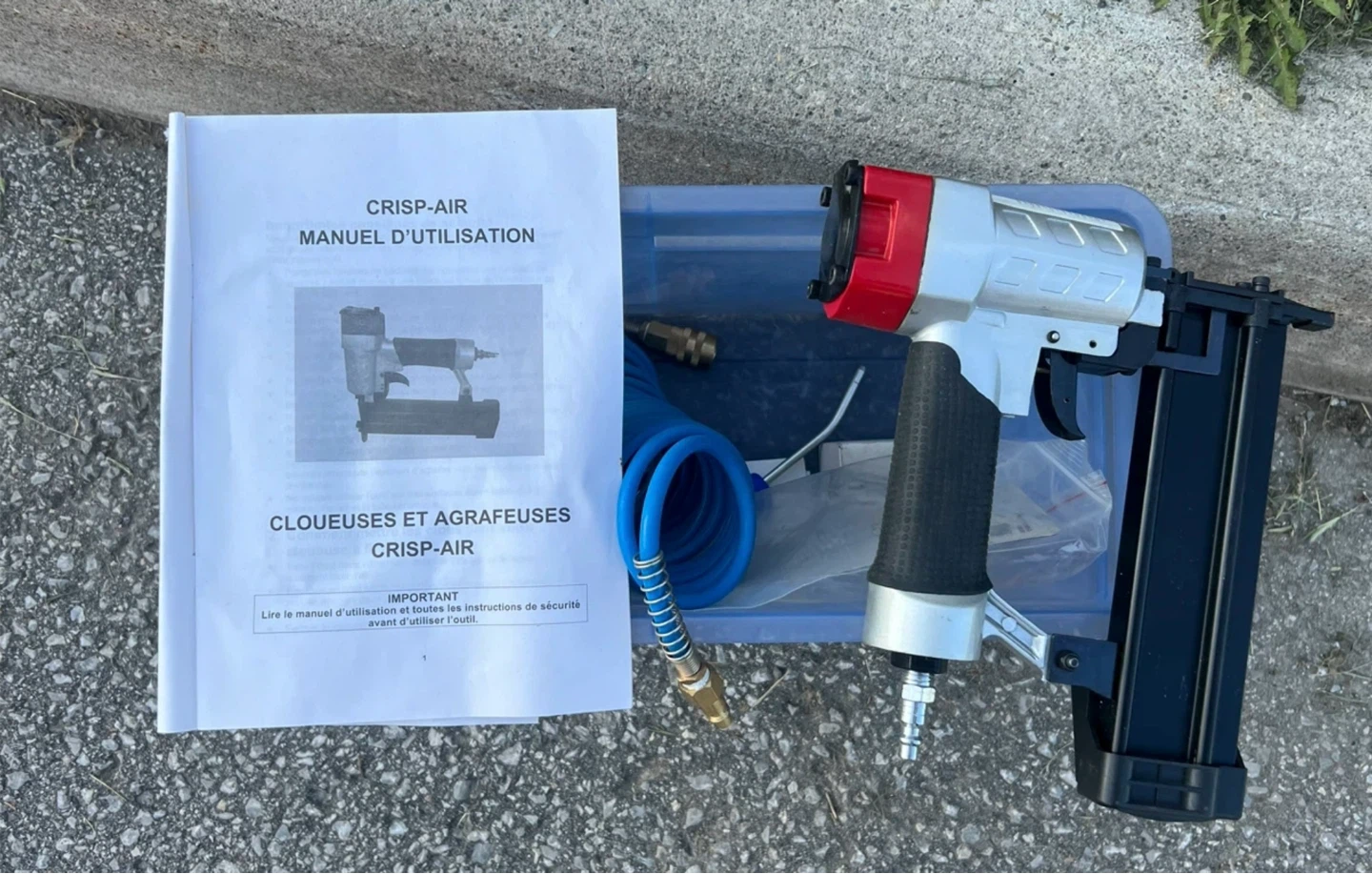 Crisp-Air Nailer and Stapler Kit