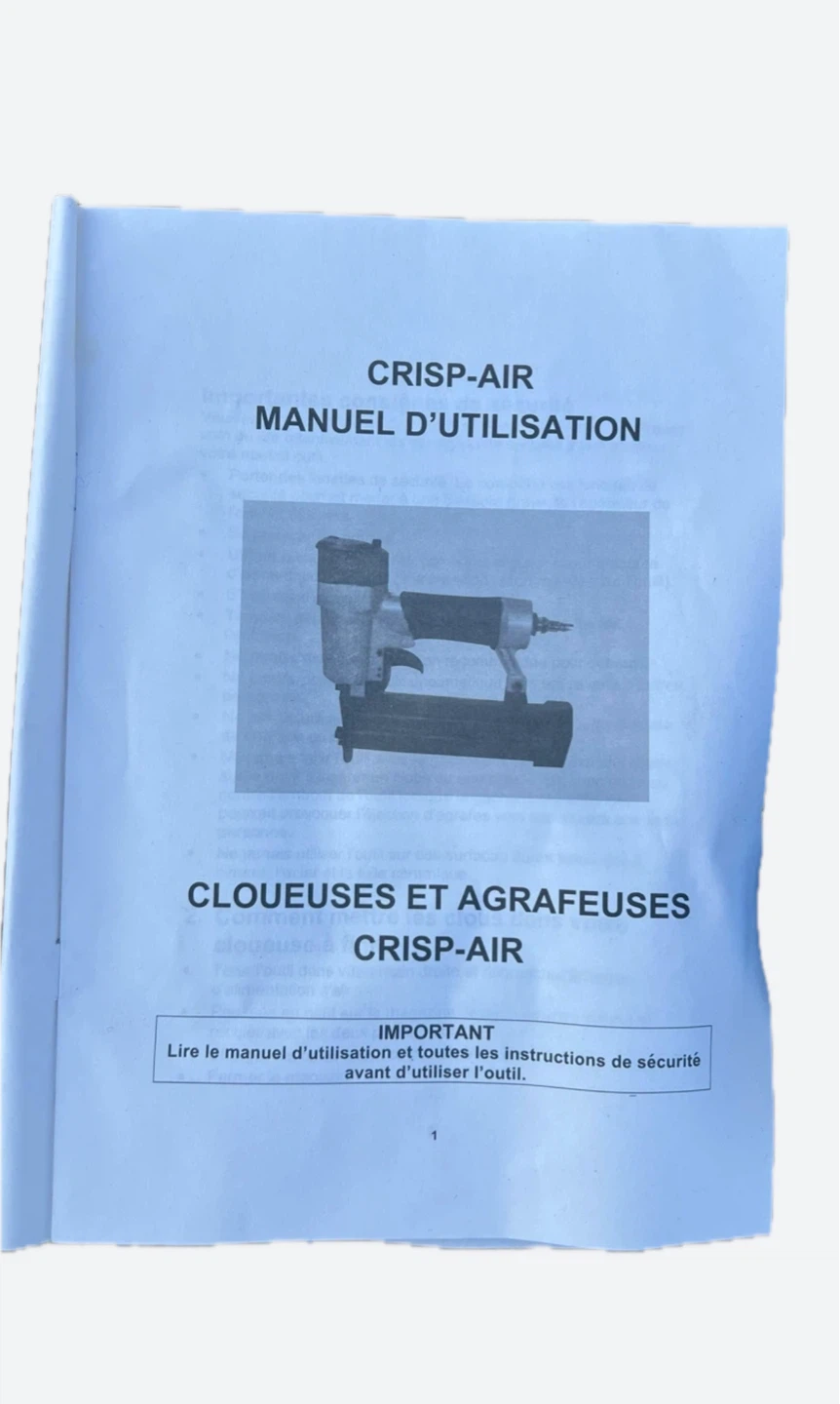 Crisp-Air Nailer and Stapler Kit - photo 3