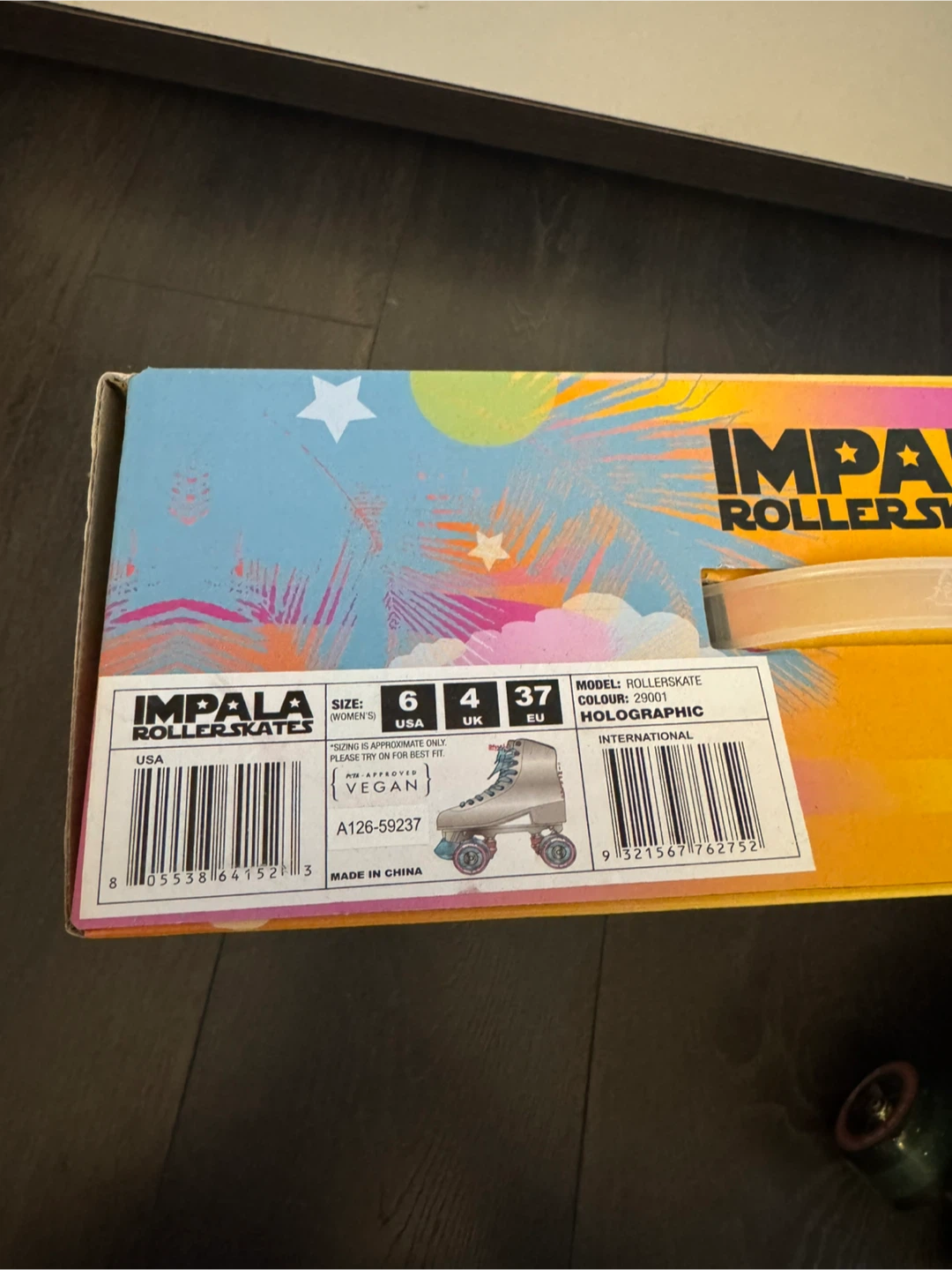 BNIB - Impala Holographic Rollerskates Size 6 US - photo 2