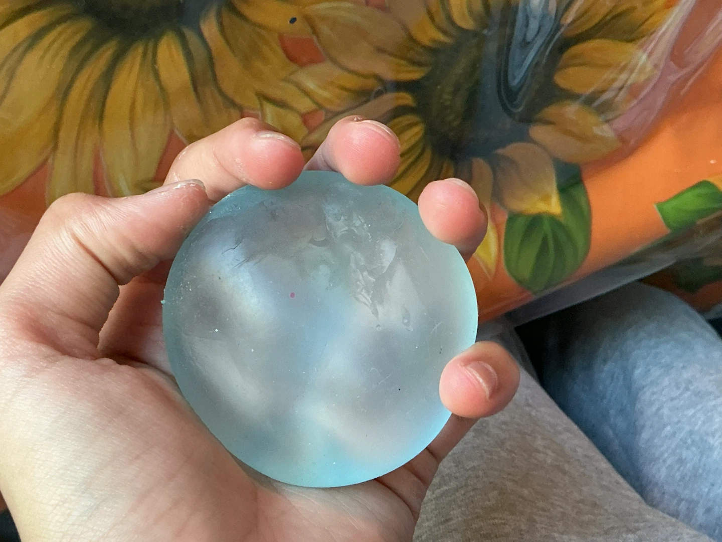 Silicone Hand Exercise Stress Ball - photo 2