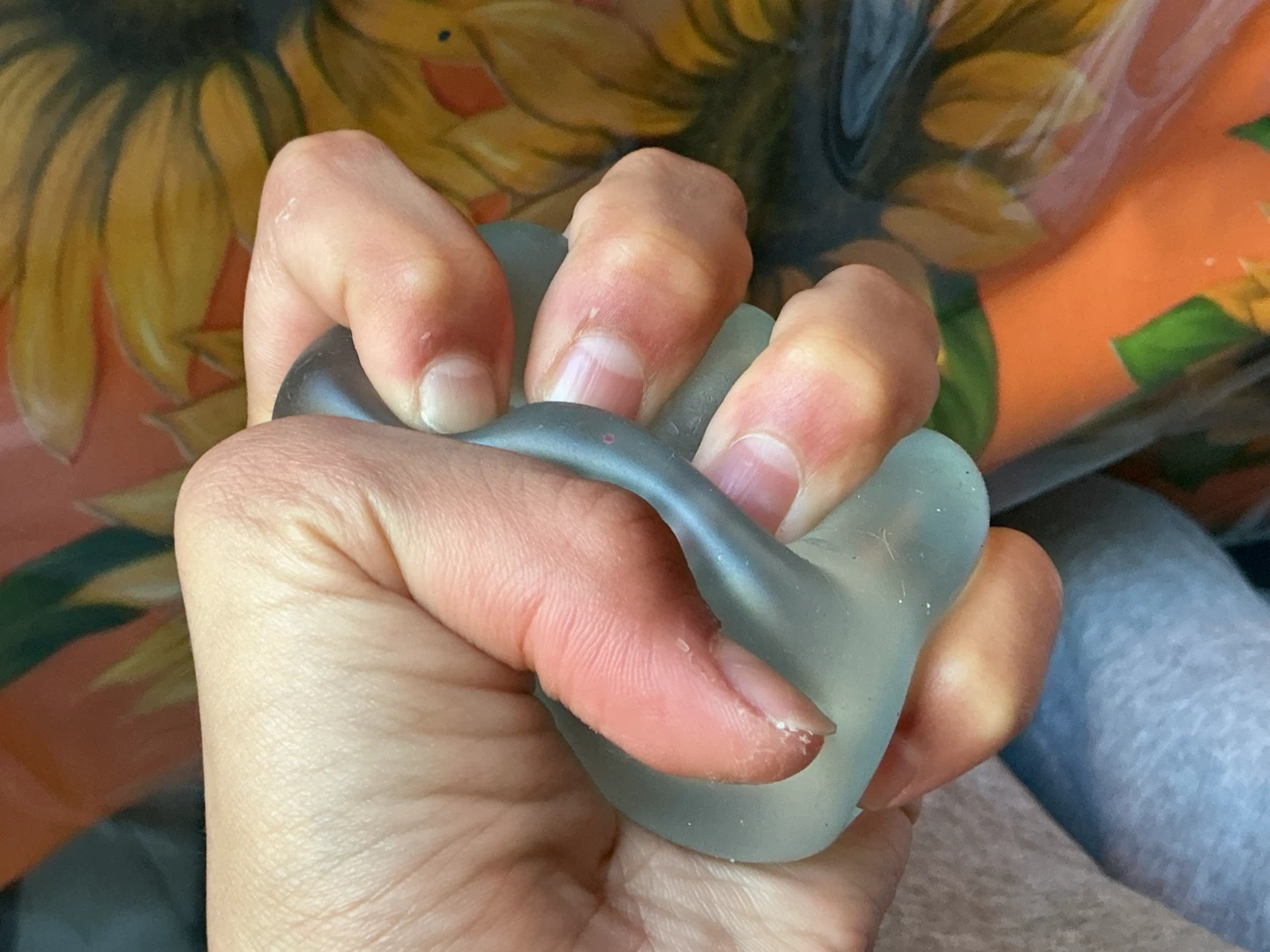 Silicone Hand Exercise Stress Ball - photo 3