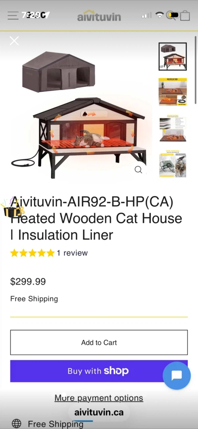 NEW Heated Cat House - photo 2
