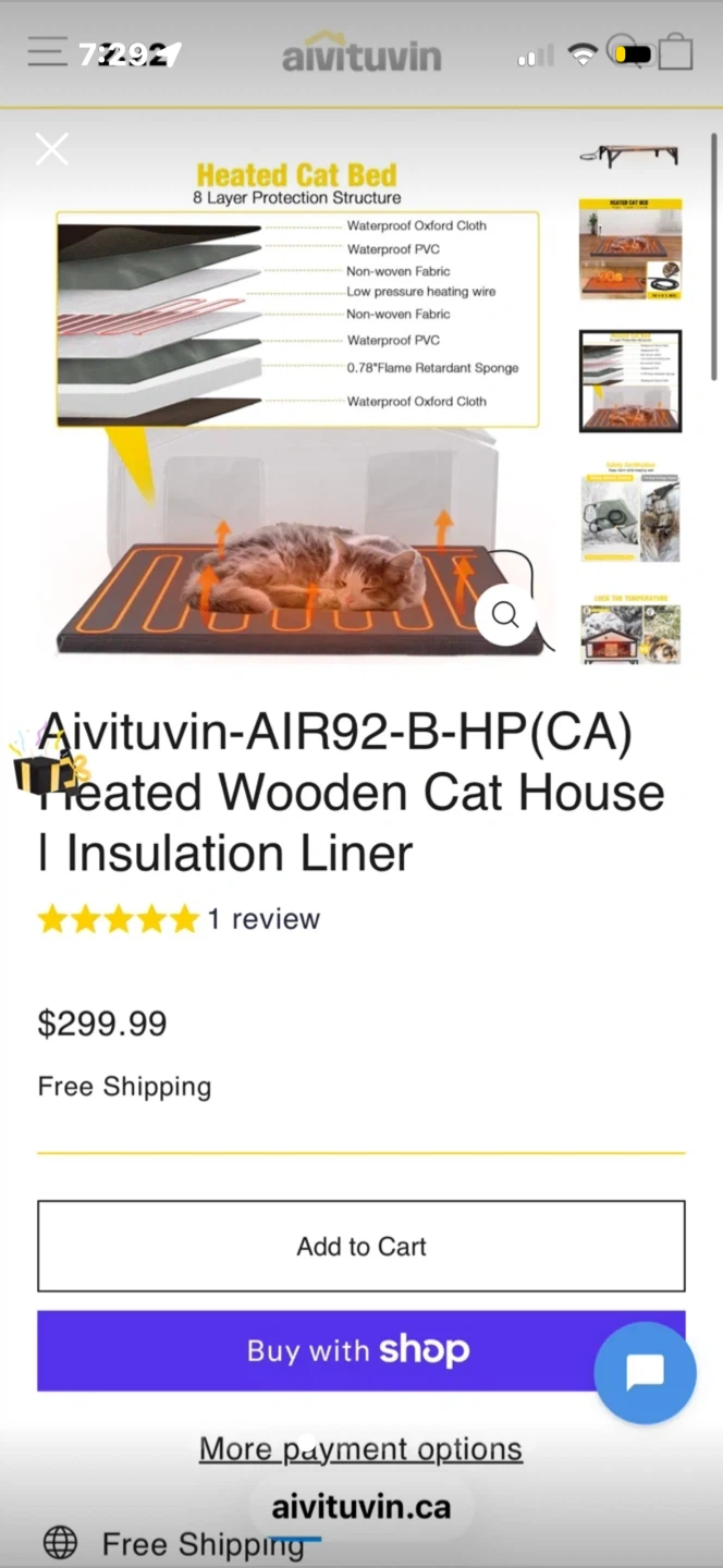 NEW Heated Cat House - photo 4
