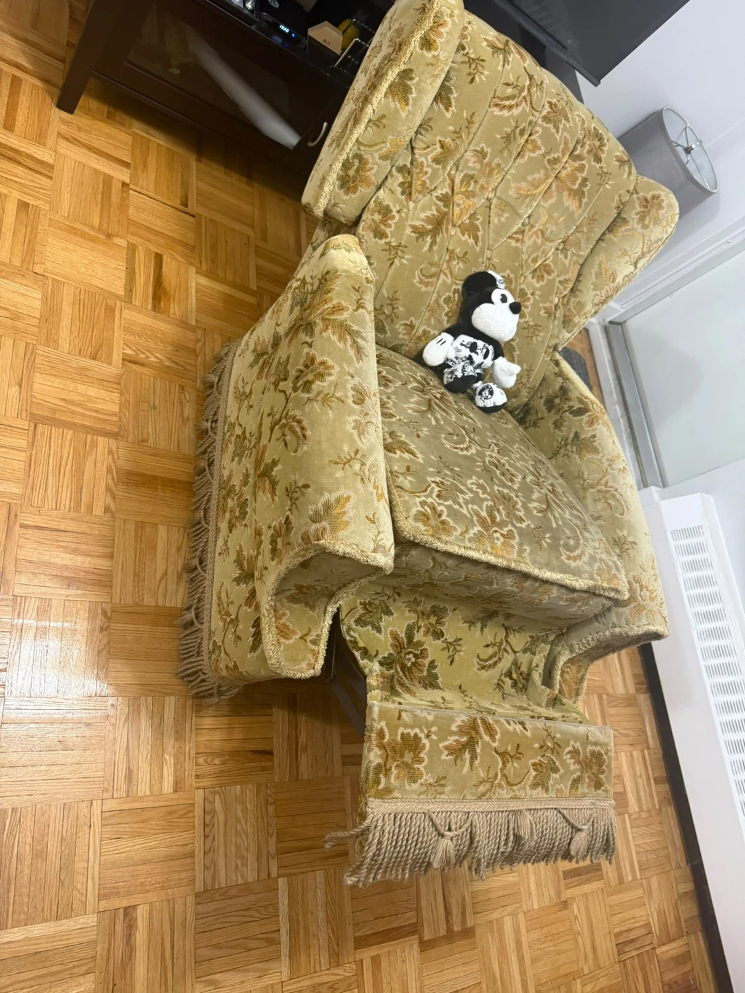 Vintage Floral Reclining Armchair - photo 3