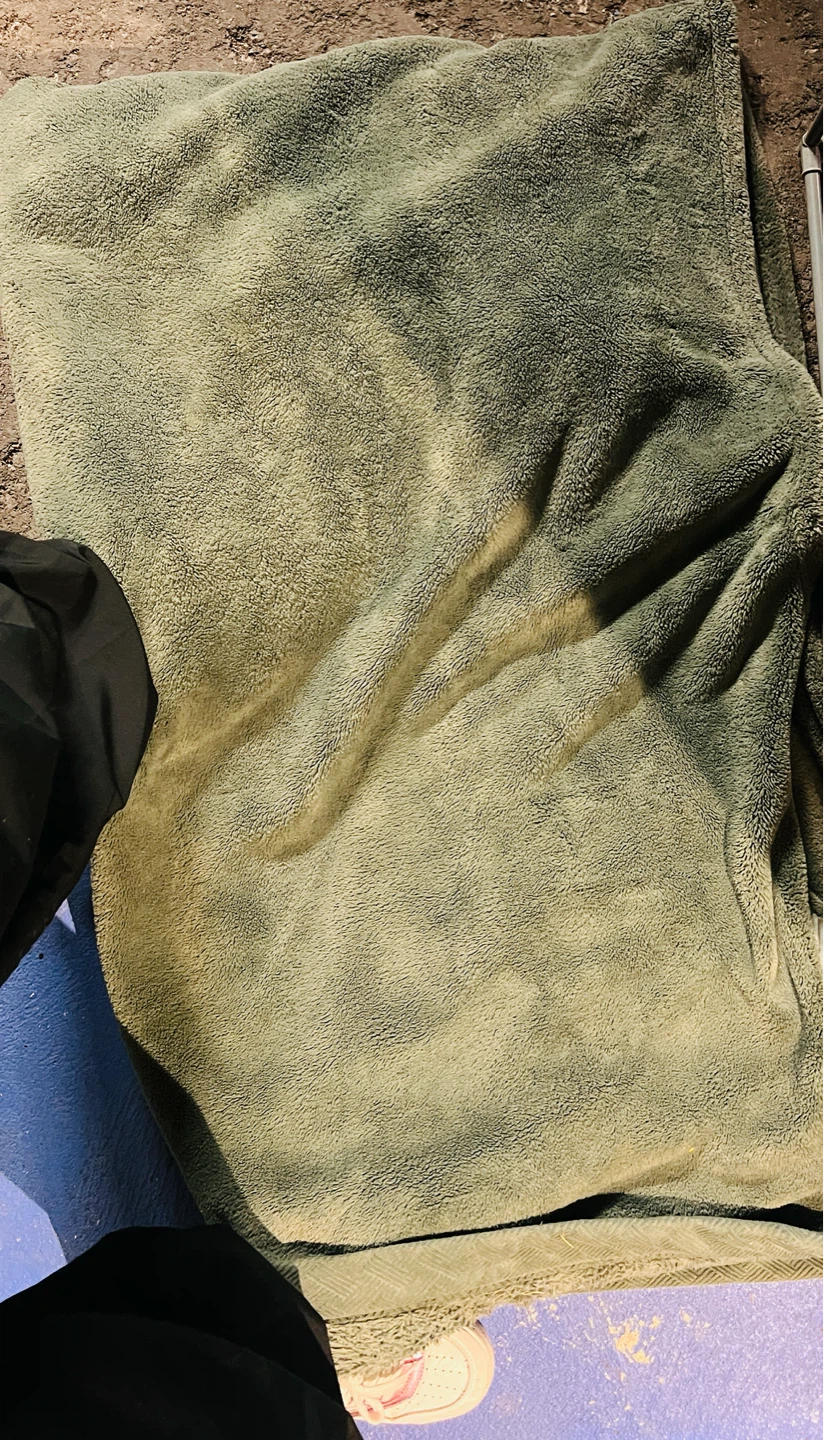 Green Plush Blanket