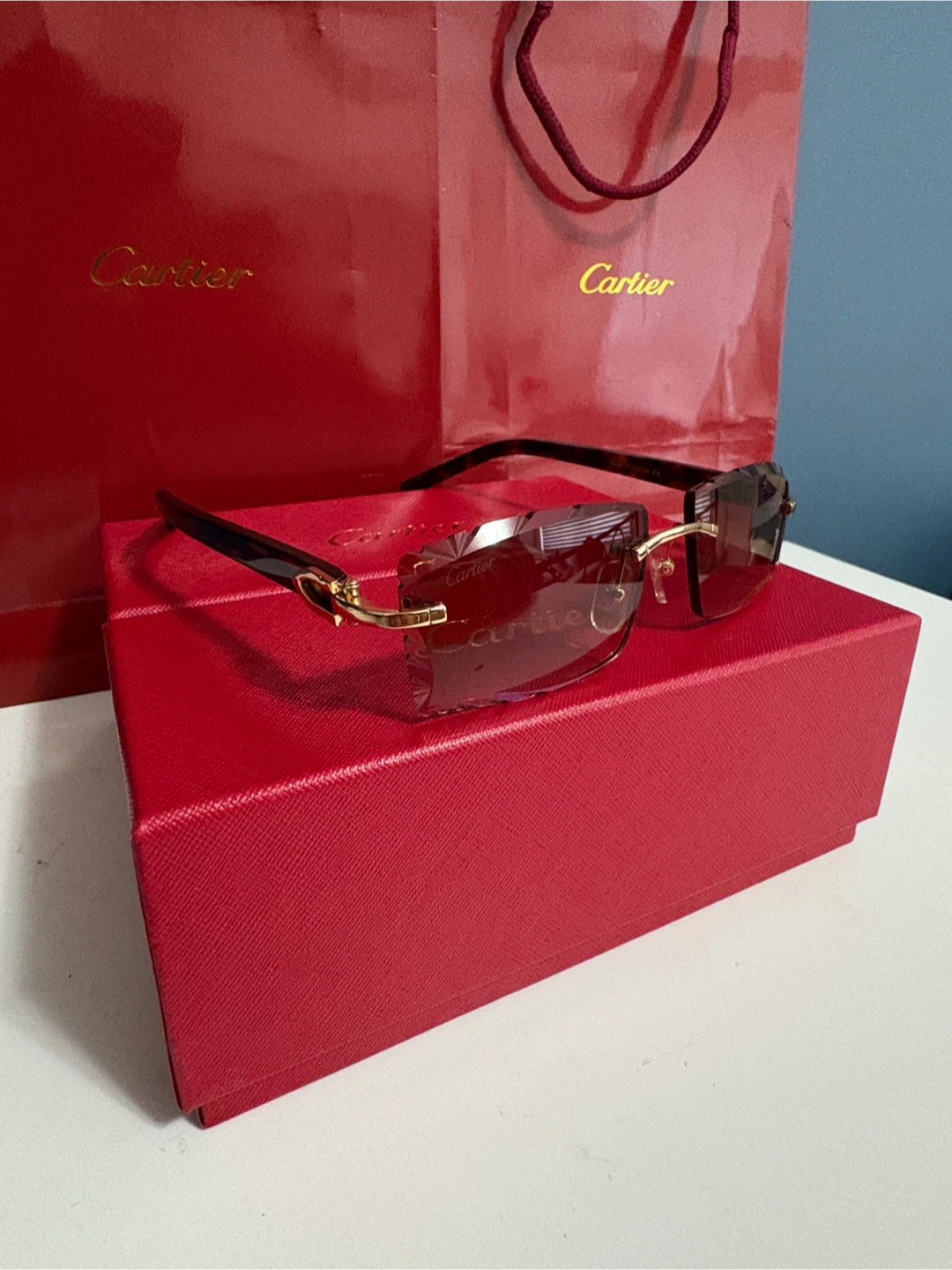 Cartier Diamond Cut Glasses