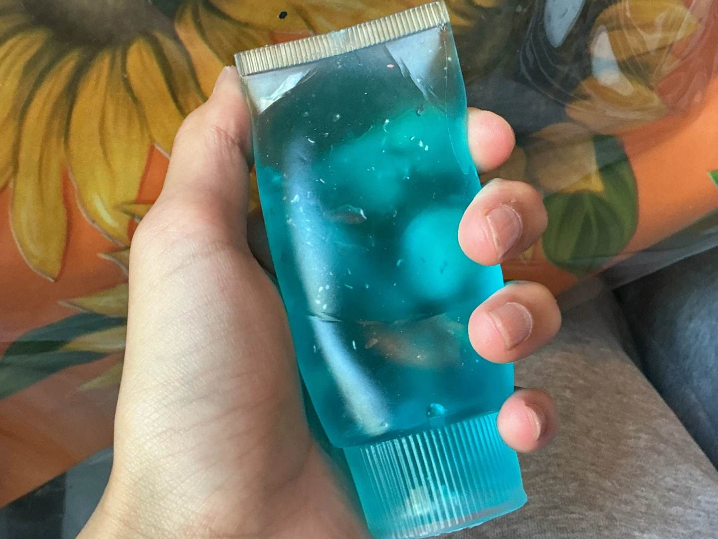 Blue maltose fidget stress relief toy