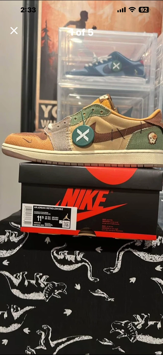 Nike Air Jordan 1 Retro Low OG Zion Williamson Voodoo