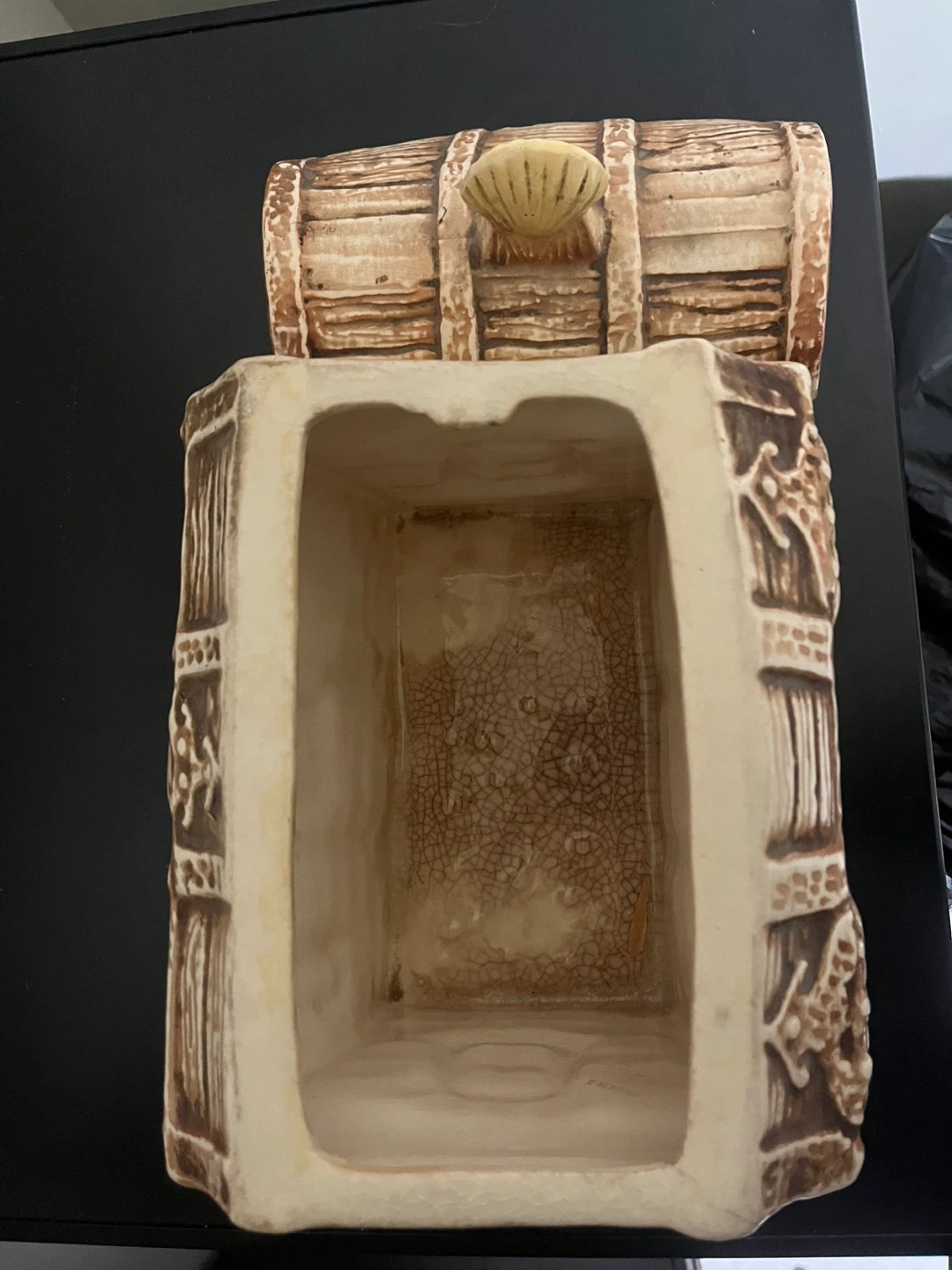 Ceramic treasure chest  jar - photo 2