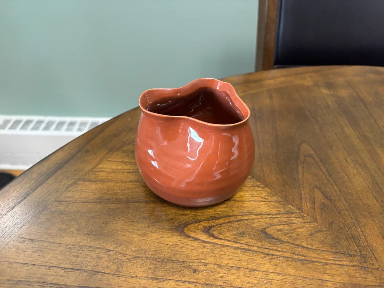 Small Terracotta Ceramic Creamer Pitcher