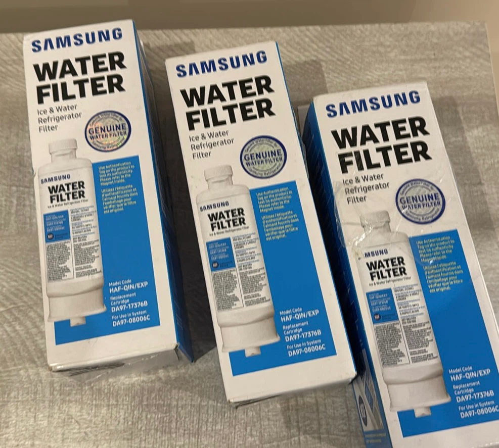 3 Samsung HAF-QIN/EXP Refrigerator Water Filters