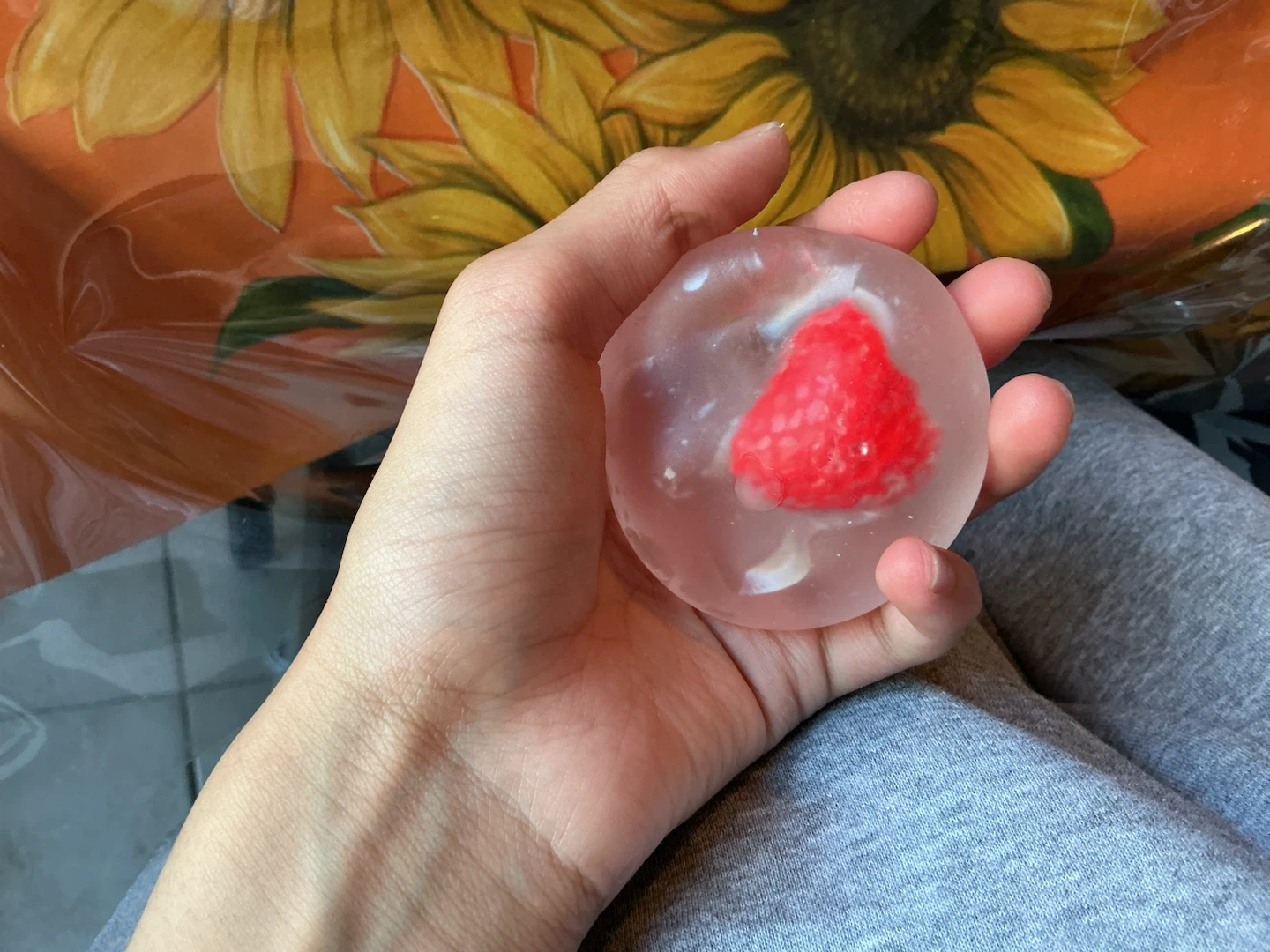 Strawberry squishy toy