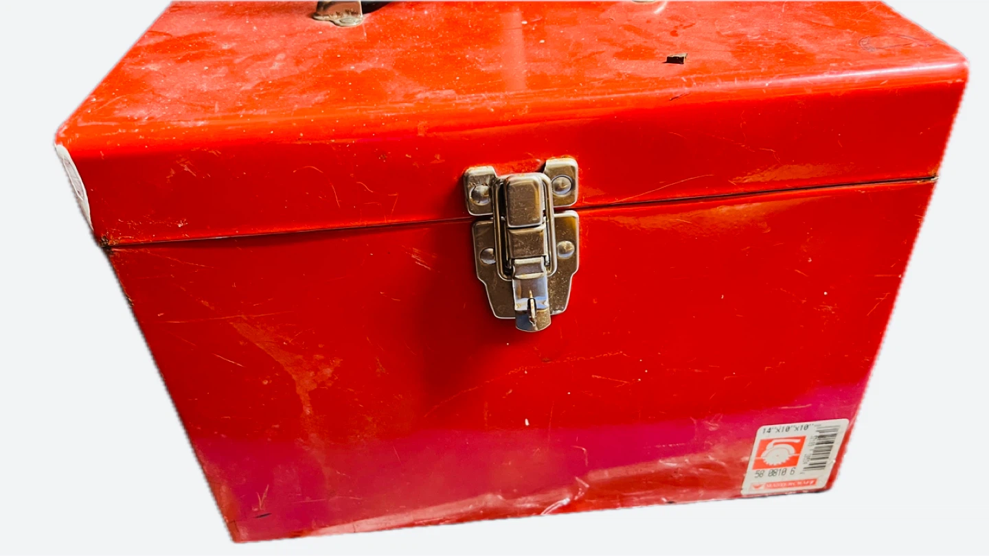 Mastercraft Red Metal Tool Box