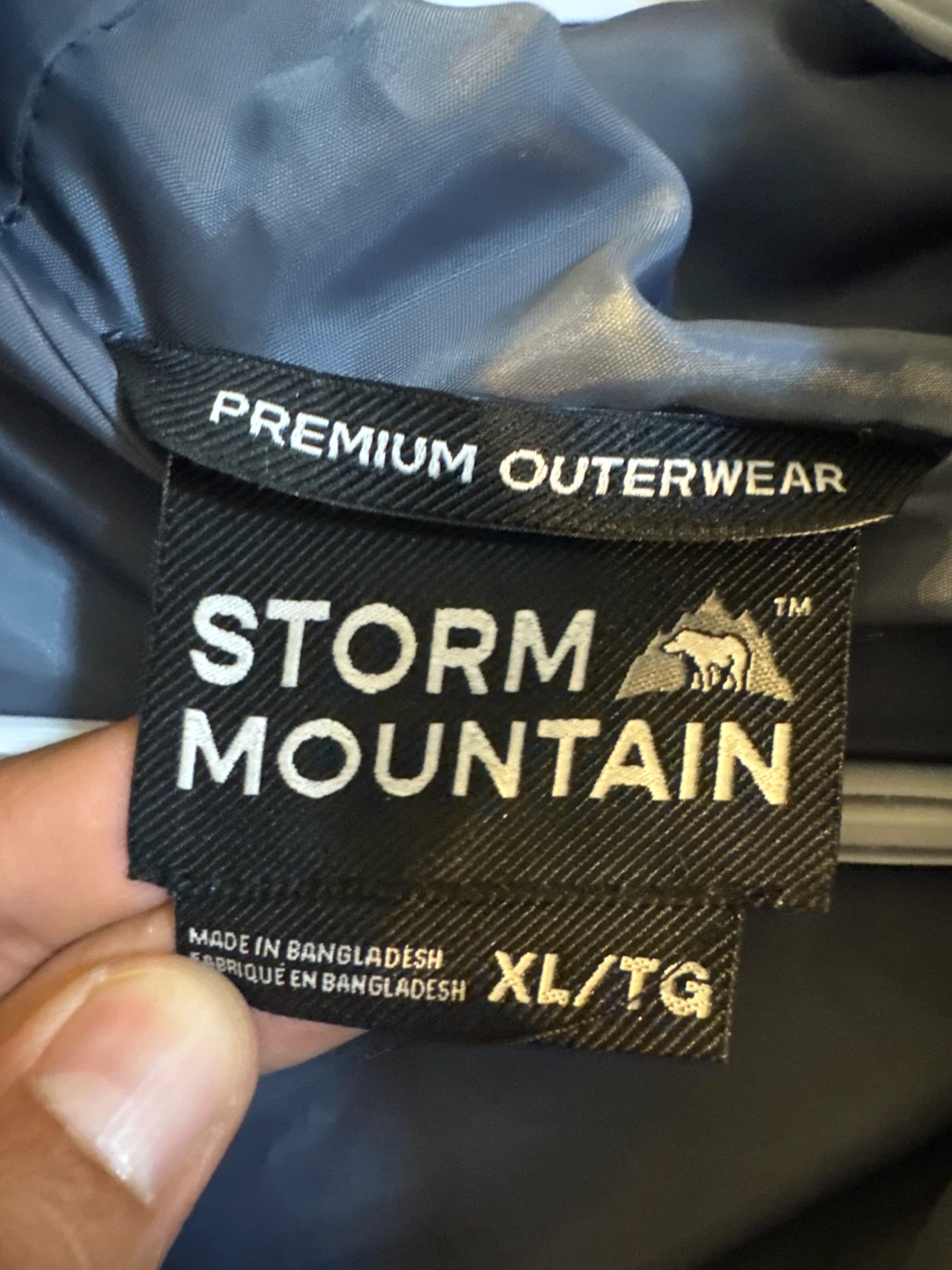 Storm Mountain Puffer Jacket - Blue XL - photo 2